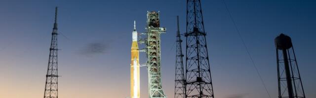 NASA’s moon rocket is about to leave the launchpad, but it ain’t going skyward