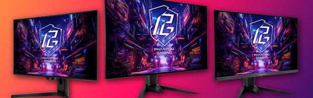 ASRock launches a trio of OLED gaming monitors for demanding gamers — lineup offers refresh rates from 240 Hz to 480 Hz and response times of 0.3 ms