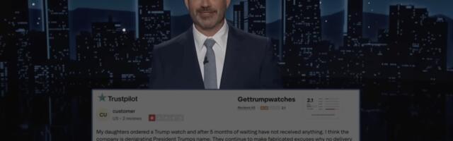 Jimmy Kimmel spends 2 minutes mocking Trumps watches