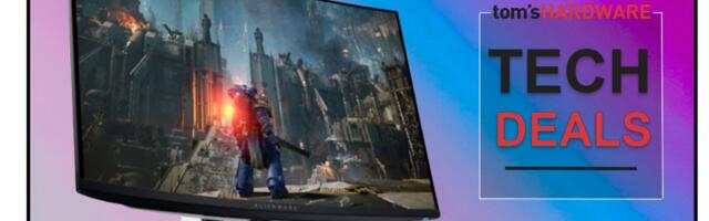 Dell's back-to-school sale takes $350 off the price of Alienware's 4K QD-OLED curved gaming monitor