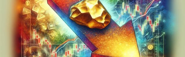 Gold price drop responds to market instability