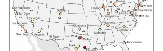 All 28 of the U.S.’s Largest Cities Are Sinking, Study Finds