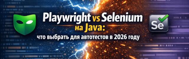 Playwright vs Selenium на Java: что выбрать для автотестов в 2026 году