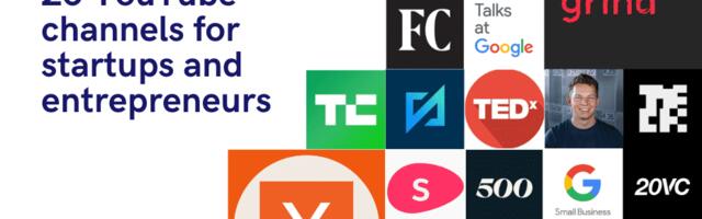 Discover 25 must-follow YouTube channels for startups and entrepreneurs