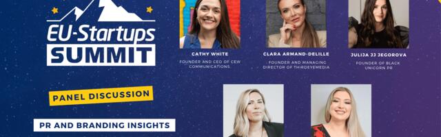 Meet the speakers joining the “PR and Branding Insights” panel at the EU-Startups Summit 2026