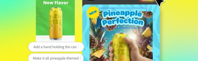 You can tell Adobe Express’s new AI assistant to edit your designs for you