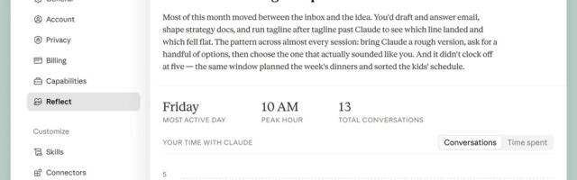 Claude Reflect is here. It’s your usual yearly Wrapped, but with Anthropic’s AI