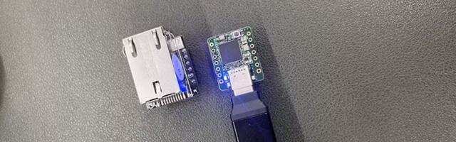 Maker creates thumb-sized Raspberry Pi USB-C Ethernet module using the RP2040