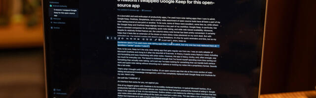 5 reasons I swapped Google Keep for this open-source app