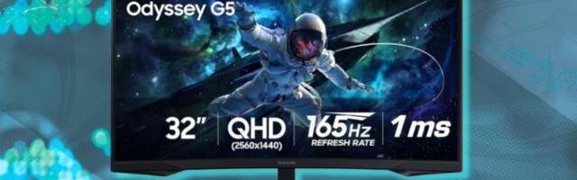 Casual gamers can score a Samsung 32-inch Odyssey G5 curved monitor for under $250