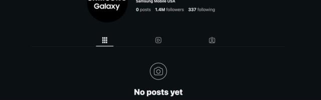 Samsung Just Wiped Its Instagram Feed