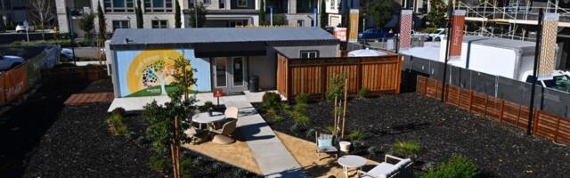The new Bay Area suburban starter home comes with an elevator, shared walls
