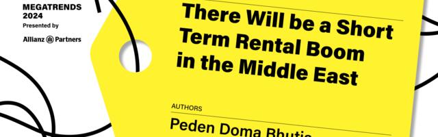 There Will Be a Short-Term Rental Boom in the Middle East