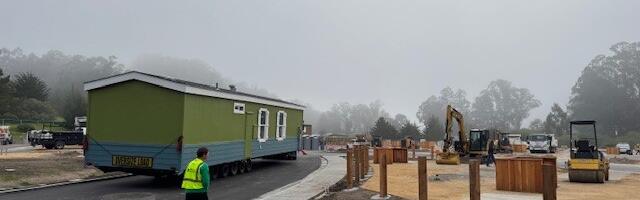 Half Moon Bay: First manufactured homes arrive at new farmworker housing project