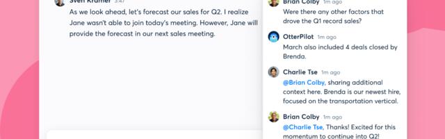 Otter AI Chat brings new collaboration and insight to real-time voice transcription