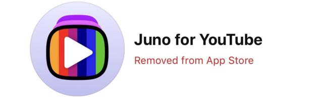 Google allegedly got the Juno YouTube app removed from the Vision Pro App Store