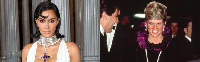 Kim Kardashian wore a nearly $200,000 necklace previously seen on Princess Diana. It isn't the only vintage piece she owns.