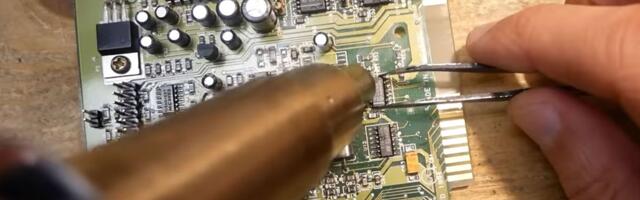 Old-school Creative Sound Blaster cards repaired and demoed