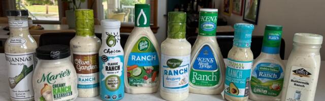 I tried 10 ranch dressings from the grocery store. The best one was tucked away in the refrigerated section.