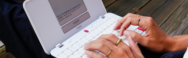 This distraction-free writing tool is perfect for writers on the go