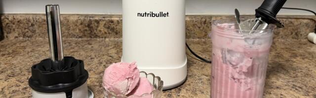 The Nutribullet Chill is the ice cream maker thats staying on my counter this summer