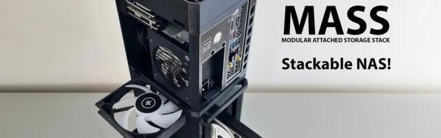 Now you can 3D print a custom, modular, stackable ITX NAS PC