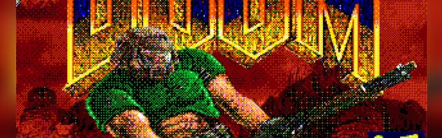 Doom slithers and dithers its way with a 16-color Atari ST port