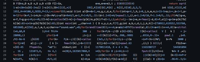 The World’s Weirdest Coding Contest Honors the Most Unreadable Programs