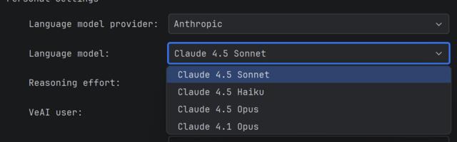 Veai 5.3: новые режимы агента, личный кабинет и выбор модели LLM