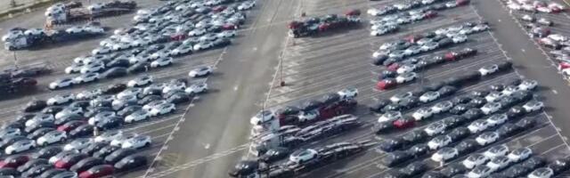 Thousand of unsold Tesla cars pile up in abandoned mall parking lots; 46,561 more vehicles produced than delivered in Q1 2024