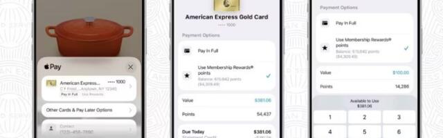 American Express members can now use rewards points with Apple Pay