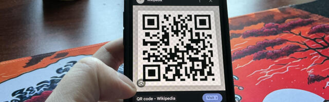 You can easily scan QR codes that are already on your phone