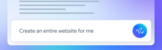 Wix announces AI text-to-website generator