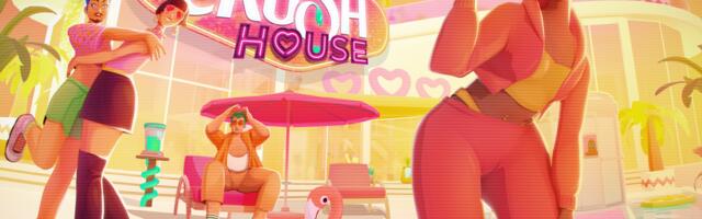 The Crush House is a "thirst-person shooter" that holds a mirror to reality TV production