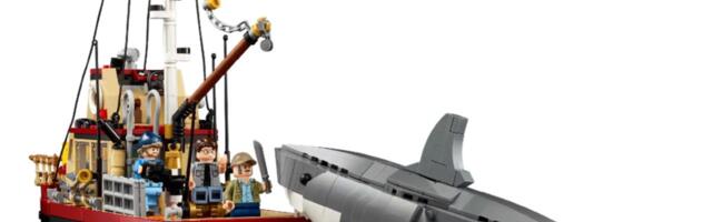 Lego is releasing a Jaws set in August that recreates the final showdown on Quint’s boat