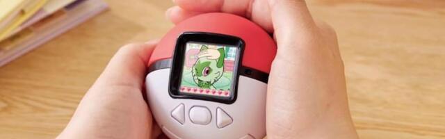 This pettable Poké Ball is a Tamagotchi-style toy with over 150 Pokémon inside and I need it now