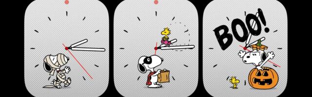 PSA: There Are Special Halloween-Themed Snoopy Watch Faces Available