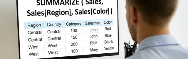 Особенности SUMMARIZE в Power BI