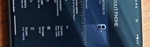 Nothing CMF Phone 1 full frontal live image leaks