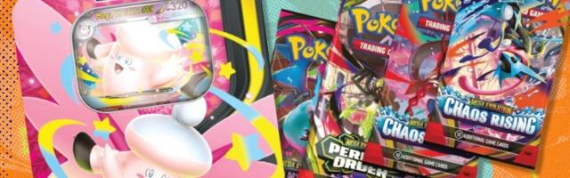 Preorder the Pokémon TCGs Mega Moonlit Clefable ex Tin at a record low price on Amazon
