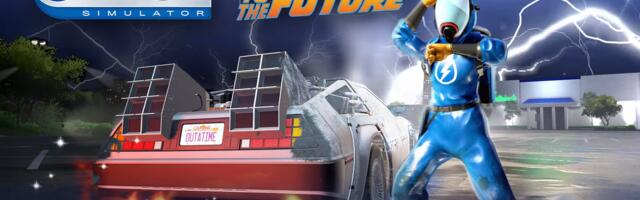 Back to the Future cruises into PowerWash Simulator next month