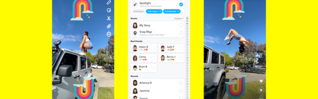 Snapchat launches a TikTok-like feed called Spotlight, kick-started by paying creators