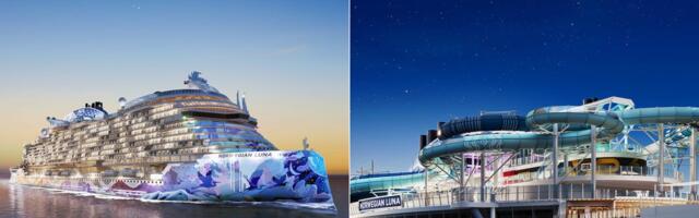 Norwegian unveiled plans for a new cruise ship — complete with a roller coaster waterslide and night club to take on Royal Caribbean