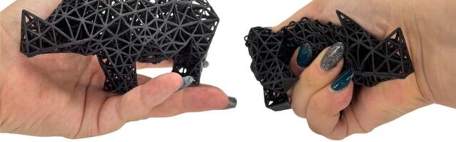 AmeraLabs introduces elastic 3D printing resin with long-lasting squish — a full bottle is priced at $140