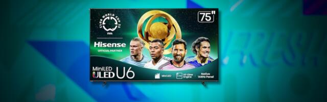 Hurry! The Hisense U6 Series 75-inch TV is over $400 off for a limited time.