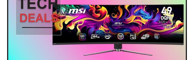 Grab a 49-inch OLED ultrawide monitor at Amazon UK for less than £700 — MSI MPG 491CQP drops to lowest-ever price