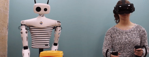 Pollen Robotics’ humanoid robot can be controlled remotely with VR