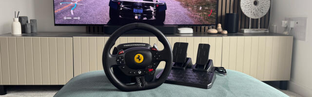 The new Thrustmaster T98 racing wheel took me back to my childhood, and I couldn't wait to grow up
