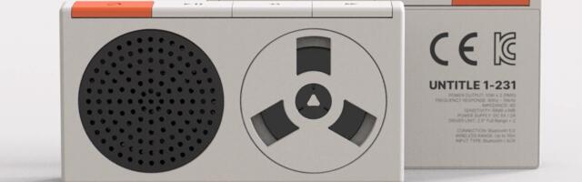 This retro portable music player idea that 'recreates the image of a tape spinning on a circular shelf' has completely hooked me — I'd love someone to make it for real