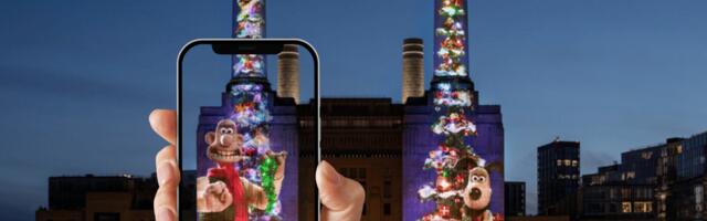 Apple and Aardman create magical Wallace and Gromit Christmas light show using iPhone 16 Pro